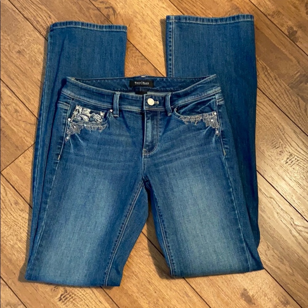 WHBM Bootcut Blanc Jeans